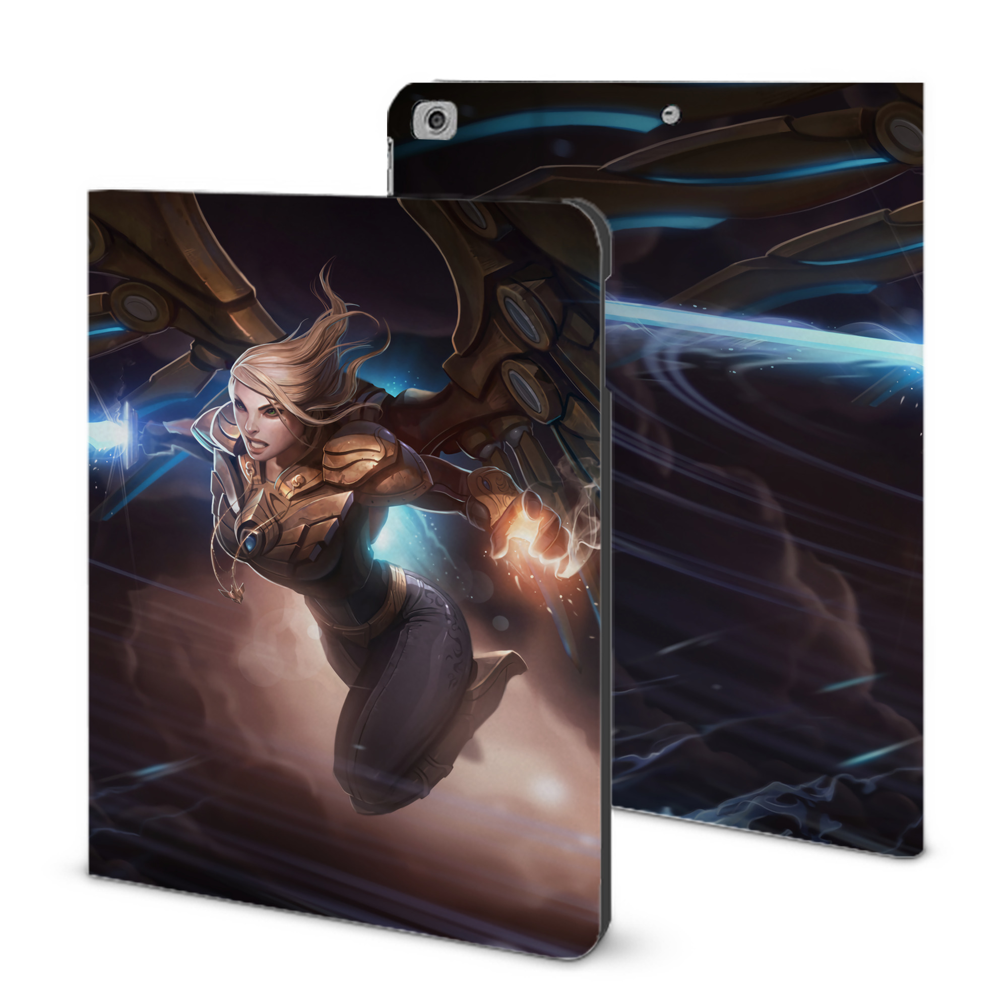 （画像用） リーグ・オブ・レジェンド League of Legends LOL IPad ケース ブック型 PUレザー TPU 耐衝撃 軽量 薄型 ペン収納なし 全面保護 IPad 各モデル対応